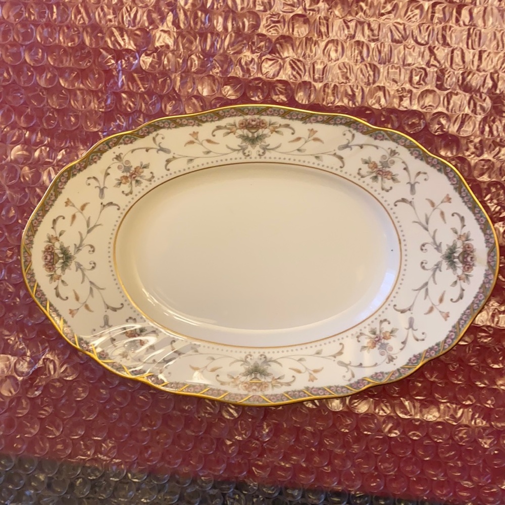 Noritake Astorbrook Relish Tray w/ bonus Saucer!